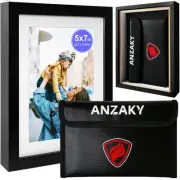 Photo Picture Frame Diversion Safe with Fireproof & Waterproof Money Bag, Val...
