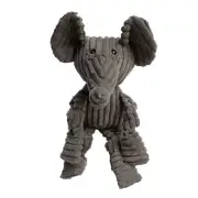 Paw Play Elephant Plush Interactive Pet Dog Chew Toy w/ Squeaker 30cm