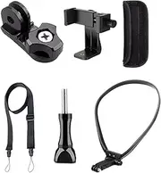 Neck Mount Phone Holder | Camera Neck Holder Chest Stand,Non-Slip, Shock Resistant, Lightweight Cellphone Accessories for Gym Workout Sports Content Creation