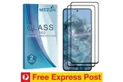 [Set of 2] Google Pixel 8 Pro (6.7") Tempered Glass Full Coverage Crystal Clear Premium 3D Edge 9H HD Screen Protector by MEZON (Pixel 8 Pro, HD Full) FREE EXPRESS