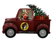 BUC-EES Christmas 2024 Snow Globe Truck - Electronic LED Music Box - 10"x6" NEW