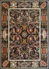 6'x3' black Marble dining Table Top lapis Inlay pietra dura dinner sofa table