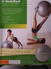 NordicTrack || 75cm || Exercise Ball || Silver || Brand NEW ||