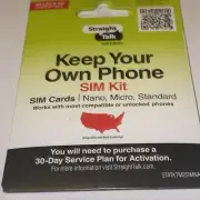 Bring Your Phone Straight Talk Activation CDMA SIM Card Nano Micro Summer Talk