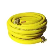 Compressor Air Rubber Hose 3/4" Plant Breaker 15 M Meter and Couplings (50ft)