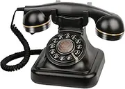 Audio Message Book Voice Record Vintage Phone Recorder Wedding Phone Customized with Voicemail Best Wishes Suitable for Bridal Shower Birthday Party Baby Shower Anniversary Engagement - Retro