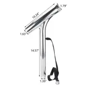 20° Outrigger Stainless Steel Boat Fishing Rod Holder for Marine Boat Yacht
