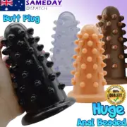 BDSM Large Anal Plug Dildo Big Huge Wearable Beaded Butt Plug Anal Beads Sex Toy