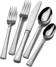 Dishwasher Safe 65-Piece Harmony Flatware Set - Timeless Style for Any Table