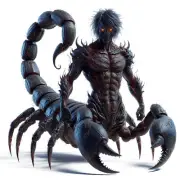 Dark Aqrabuamelu Ancient Monster 3" DnD Myth Legend Mythology Gaming Hobby Decal