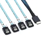 Oculink PCI-express SAS SFF-86114i To 4X SATA Server High-speed Conversion Cable