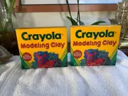 Crayola Assorted Colors Modeling Clay 8 Bars Total NIB USA Vintage 1993 New