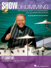 Show Drumming Drum Lessons Learn How to Play Live Music Hal Leonard Book CD