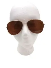 Featherlight Sunglasses Aviator Gold Frame Brown Lens UV Protect Summer Vacation