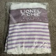 Lionel Richie Sing A Song All Night Long Purple And White Scarf Music Tour Merch