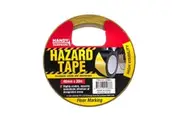 2PCE Hazard Tape High Visibility Durable Safety Handy Hardware 30m x 48mm