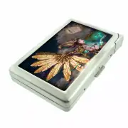 Steampunk Power Em3 Cigarette Case with Built in Lighter Metal Wallet