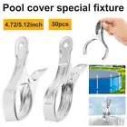 30Pcs Pool Cover Clip for Above Ground Pool Cover Steel Spring Pool Cover Clamp#
