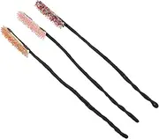 Gogogmee 3Pcs Rhinestone Hair Bun Maker DIY Hair Bun Accessories for Women Easy to Use Donut Shaper for Daily Wear Sports and Parties with Embellishments