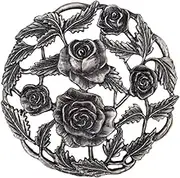 Carbatec Pewter Potpourri Lid - Roses