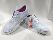 Vans Girl's Doheny Glitter Tie Dye Multicolor Skate Shoes - Size 5/6 NWB