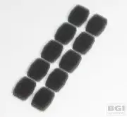 10X Mic Sticky Sponge Windscreen For HME CleaerCom Intercom Wireless Headset OEM