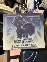 Pokemon Sword & Shield Silver Tempest Elite Trainer Box - Sealed