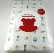 VINTAGE SPACESHIP/ MARTIAN THEME BABY FITTED CRIB SHEET