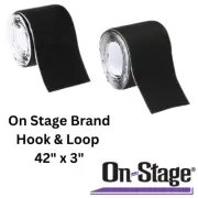 On-Stage Stands Hook and Loop Adhesive Velcr for Guitar Pedal Boards & Projects