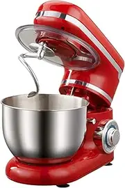 Stand Mixer Stainless Steel Bowl 6-Speed Kitchen Food Blender Cream Egg Whisk Cake Dough Kneader Bread Mixer Maker