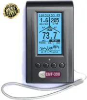 EMF-390 Multi-Field Electromagnetic Radiation Meter-3-in-1 RF ELF Detector,10GHz