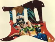 Pickguard Stratocaster LEFT HANDED to fit Fender 11 HOLE Attack Giant Spider