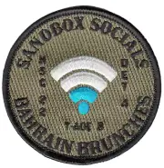 HSC-22 DET FOUR OD GREEN SANDBOX SOCIALS SHOULDER PATCH