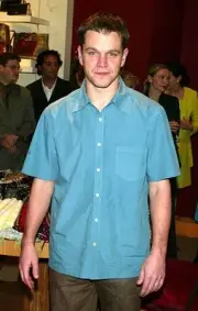 Matt Damon at NY Special Party for "The Bourne Identity" to Benefi- Old Photo