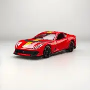 Bburago 1:64 Red Ferrari 812 Competizione Sports Model Diecast Metal Car/Diorama