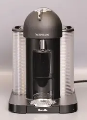 Breville Nespresso Vertuo -Serve Machine in Matte Black.