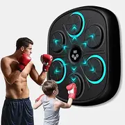 OWEITE Electronic Music Punching Machine with LED Bluetooth, Electronic Music Boxing Pad Smart Music Boxing Machine Wall Mounted Boxing Training Stress Relief