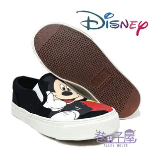 DISNEY迪士尼 親子鞋 米奇 懶人鞋 帆布鞋 [119624] 黑 MIT台灣製造【巷子屋】