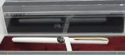 Pilot Penko White & Gold Very Thin Fountain Pen - Fine Nib - 1980s New-Old-Stock