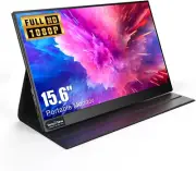 Portable Monitor15.6 Inch HDMI USB C Second External Monitor for Laptop Desktop