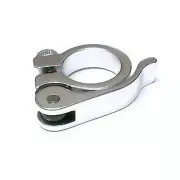 KREX Alloy QR Seatpost Clamp, 28.6mm, 38g, Silver, H65