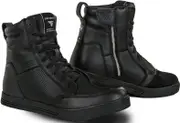 SHIMA Blake perforated Motorcycle Shoes, black, Size 45 for Men