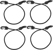 Kisangel 4pcs Multi-Function Hook Ropes Outdoor Camping Hook Straps Portable Tie Down Straps
