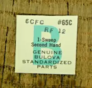 Genuine Bulova 6CFC RF12 Sweep Second Hand Watch Part 65C NEW OLD STOCK