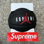 Supreme Jordan Basketball Black Composite Leather Indoor Ball Size 7 New FW24