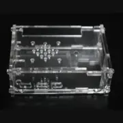 No Screws Clear Acrylic Case Enclosure Box For Raspberry Pi 5