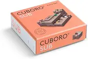 Cuboro Sub - The Extra Set for Clever underpasses/Tunnels - Marble Run - 12 Beech Wood Blocks and 3 Marbles