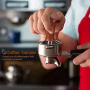 51MM Coffee Powder Tamper Wooden Handle Espresso Powder Compactor suite uk-