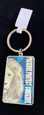 Siegfried & Roy Secret Garden Mirage Las Vegas Blue Keychain