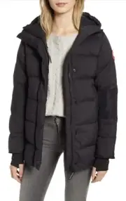 Canada goose Alliston Packable Down Jacket in Black New Size Medium